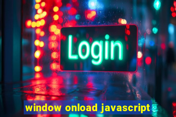 window onload javascript